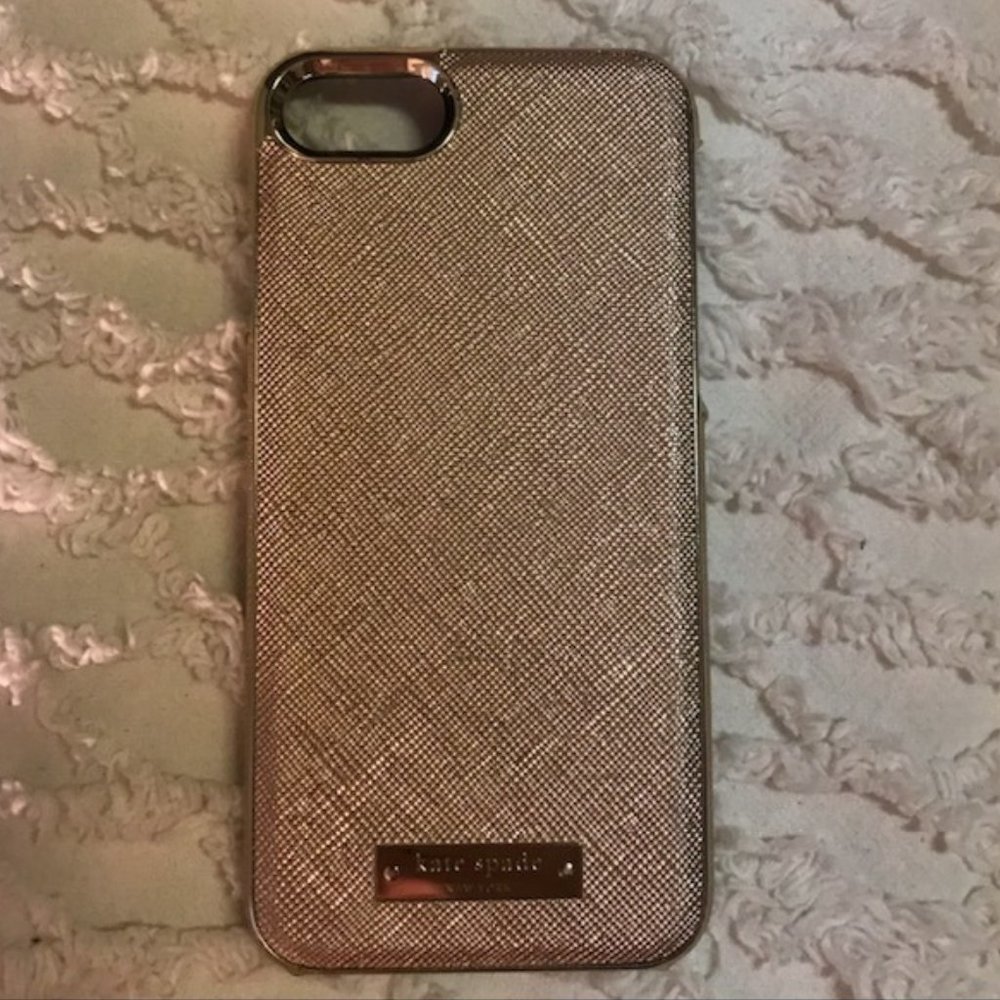 Kate Spade New York: inside of case is velvet Gold